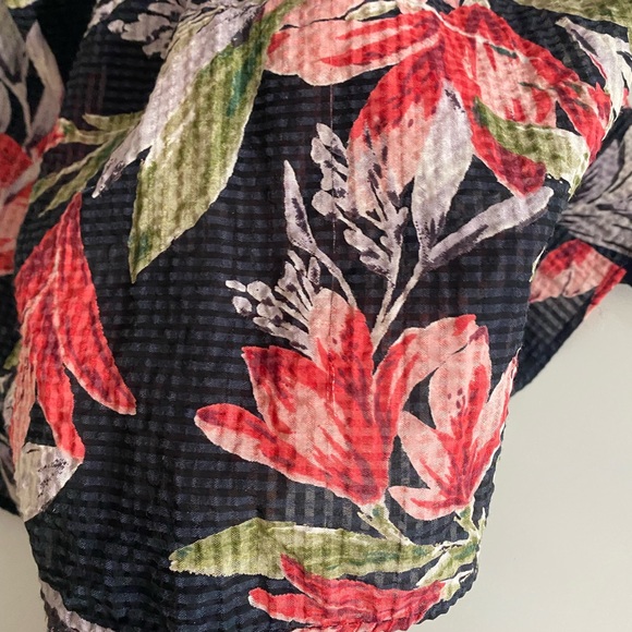 French Connection floral wrap mini dress - Picture 12 of 14